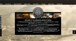 Desktop Screenshot of annupurilodge.com